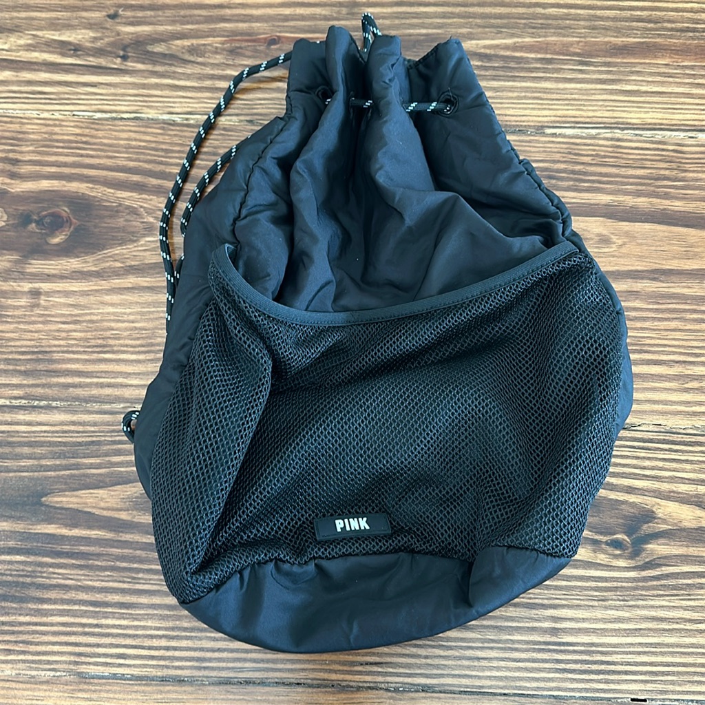 Pink Vs Drawstring Backpack/Bag